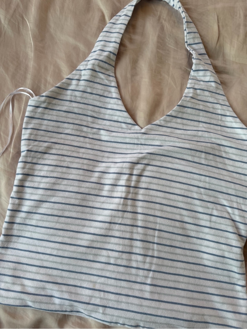 Striped Halter Top - Picture 2 of 2
